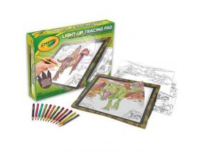 Crayola: Dinosaurier-Lichtzeichenbrett mit Schablone