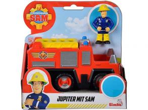 Sam der Feuerwehrmann: Jupiter mit Feuerwehrauto Figur - Simba Toys