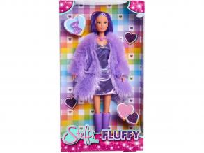 Steffi Love: Flauschige Modepuppe im lila Kleid - Simba Toys