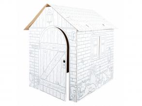 Small Foot - Spielhaus Bauernhof aus Pappe, 87x71x88cm