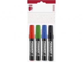 ICO Permanent 11 4pcs gemischte Farbe Marker