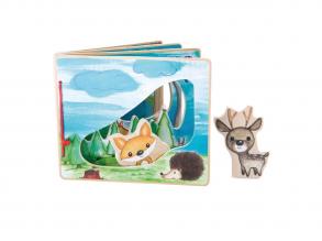 Small Foot - Bilderbuchwald aus Holz mit 2 Spielfiguren