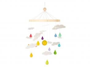 Small Foot - Baby-Mobile Regenbogen aus Holz