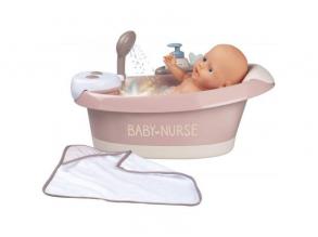 Baby Nurse: Babywanne und Hydromassage-Dusche - rosa