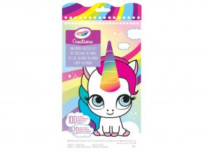 Crayola Creations Einhorn Sticker Zeichnungsset