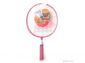 Riesen-Badmintonset mit Ball rosa