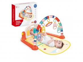 Tierspielmatte mit Babyklavier 40x75x58cm