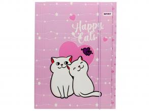 Spirit: Happy Cats rosa Gummifolder 600gr A/4