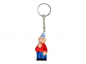 Nachbar und Nachbar Keychain Rot, 10cm