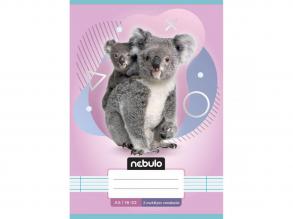 Nebulo: Needlepoint 2. Klasse Notizbuch A5 16-32 Tiere - Koalás