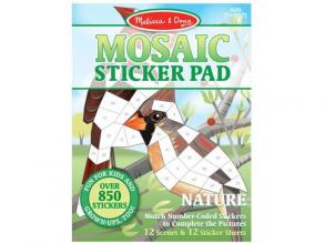 Melissa & Doug: Natur Mosaik Aufkleber Heftchen