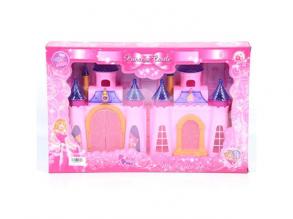 Prinzessin Schloss mit Lichtern, rosa