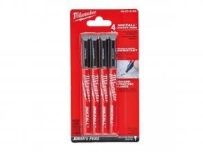 Milwaukee INKZALL Filzstift 0,6 mm schwarz (4er Set) 1 Stück