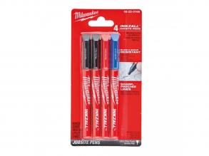 Milwaukee INKZALL Filzschreiber 0,6 mm Spitze Farbe (4 Stück) 1 Stück