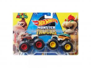 Hot Wheels Monster Trucks: Donkey Kong VS Bowser 2tlg. Monstertruck-Set 1/64 - Mattel