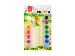 ICO Sin 5ml Tiegel 14 Farben Tempera Set