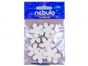 Nebulo: Mini Blumen Karton dekorative Deko Satz von 10pcs