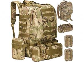 Trizand 45L Camouflage Wandertasche