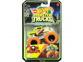 Hot Wheels: Monster Trucks Bone Shaker leuchtet im Dunkeln Fahrzeug - Mattel