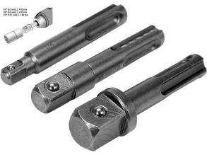 YATO Steckschlüssel-Adapter 1/2"", 1/4"", 3/8"" SDS-PLUS