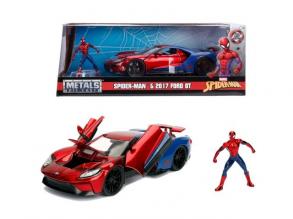 Marvel Spider-Man: 2017 Ford GT40 Metall Auto Modell 1/24 - Simba Toys