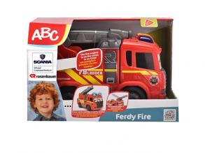 ABC Fredy Fire Feuerwehrauto mit Licht und Sound 25cm - Simba Toys