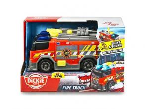 Feuerwehrauto mit Schlauch, Licht und Sound 15cm - Dickie Toys