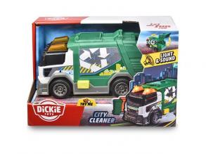 City Garbage Truck mit Licht und Sound 15cm - Dickie Toys