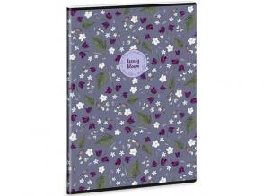 Ars Una: Lovely Bloom Bluebells A/4 extra geheftetes Punkt Notizbuch