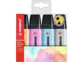 Stabilo BOSS ORIGINAL Pastell 4er-Set Textmarker