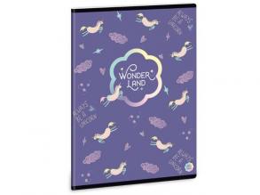 Ars Una: Wonderland Unicorn Notizbuch A/5 40 Blatt