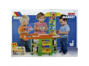 Molto: Mini Market 14-teiliges Spielzeugset 58x28x77cm