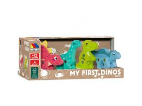 Molto: Natur Mein erster Dinosaurier Holzfiguren 4er-Pack