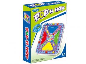 Pop 'n Hop: Wer lacht am Ende? Brettspiel für unterwegs