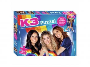 K3 Puzzle mit Poster, 104 Teile