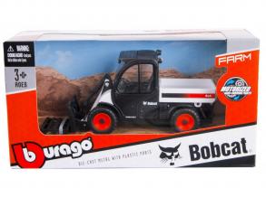 Bburago 10 cm - Bobcat mit Gabelstapler