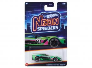 Hot Wheels: Neon Speeders Corvette C7 Z06 1/64 - Mattel