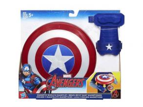 Avengers: captain america magnetischer schild mit handschuhen - Hasbro