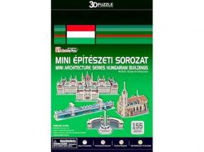 Ungarische Gebäude 155 Darabor mini 3D puzzle - verschiedene