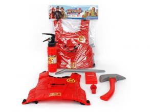 Feuerwehrspielset mit Rüstung und Zubehör