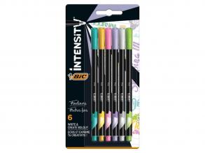 BIC Intensity Fineliners Pastell, 6.