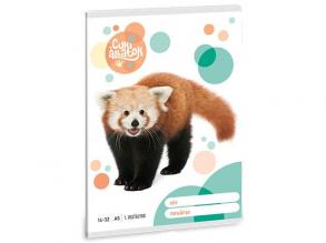 Ars Una: Niedlicher roter Panda 1. Klasse Notizbuch A/5 14-32