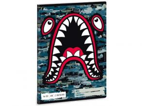 Ars Una: Flying Sharks 2. Klasse Notizbuch A/5