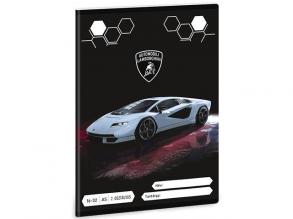 Ars Una: Lamborghini grau 2. Klasse Notizbuch A/5 16-32