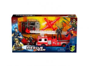 Rescue Team Feuerwehr Spielset mit Figuren