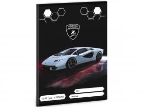 Ars Una: Silbermetallic Lamborghini 3. Klasse Notizbuch 32 Seiten A/5