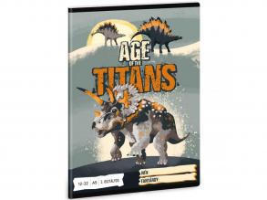 Ars Una: Age of Titans Dinosaurier 3. Klasse Notizbuch 32 Seiten A/5