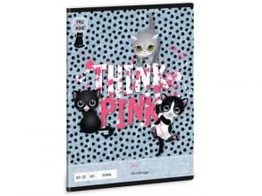 Ars Una: Think Pink einfaches Notizbuch A/5 20-32