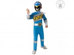 Blue Power Ranger Dino Charge Deluxe - Child Jungenkostüm