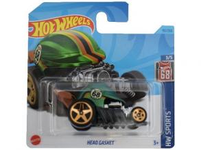 Hot Wheels: Kopfdichtung grün Kleinwagen 1/64 - Mattel